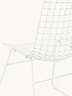 Sedia da pranzo in metallo Wire