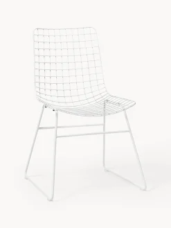 Sedia da pranzo in metallo Wire