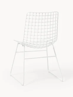 Sedia da pranzo in metallo Wire