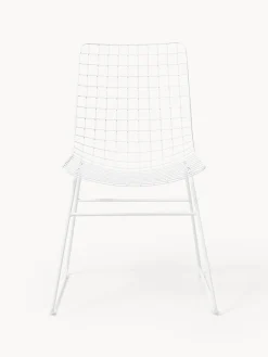 Sedia da pranzo in metallo Wire