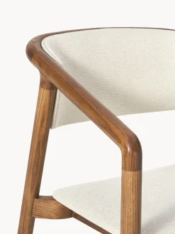 Sedia imbottita con braccioli Gali