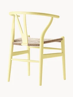 Sedia in legno con seduta intrecciata CH24 Wishbone Chair