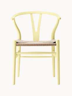 Sedia in legno con seduta intrecciata CH24 Wishbone Chair