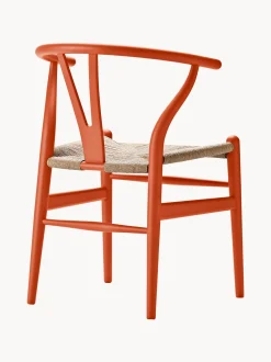 Sedia in legno con seduta intrecciata CH24 Wishbone Chair