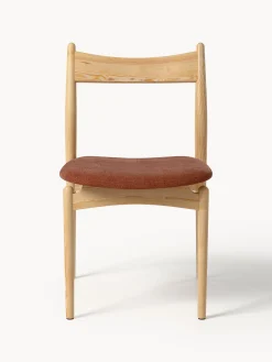 Sedia in legno di frassino con seduta imbottita Koa