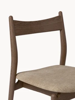 Sedia in legno di frassino con seduta imbottita Koa