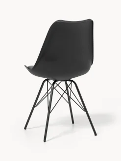 Sedia in plastica con seduta imbottita Eris 2 pz