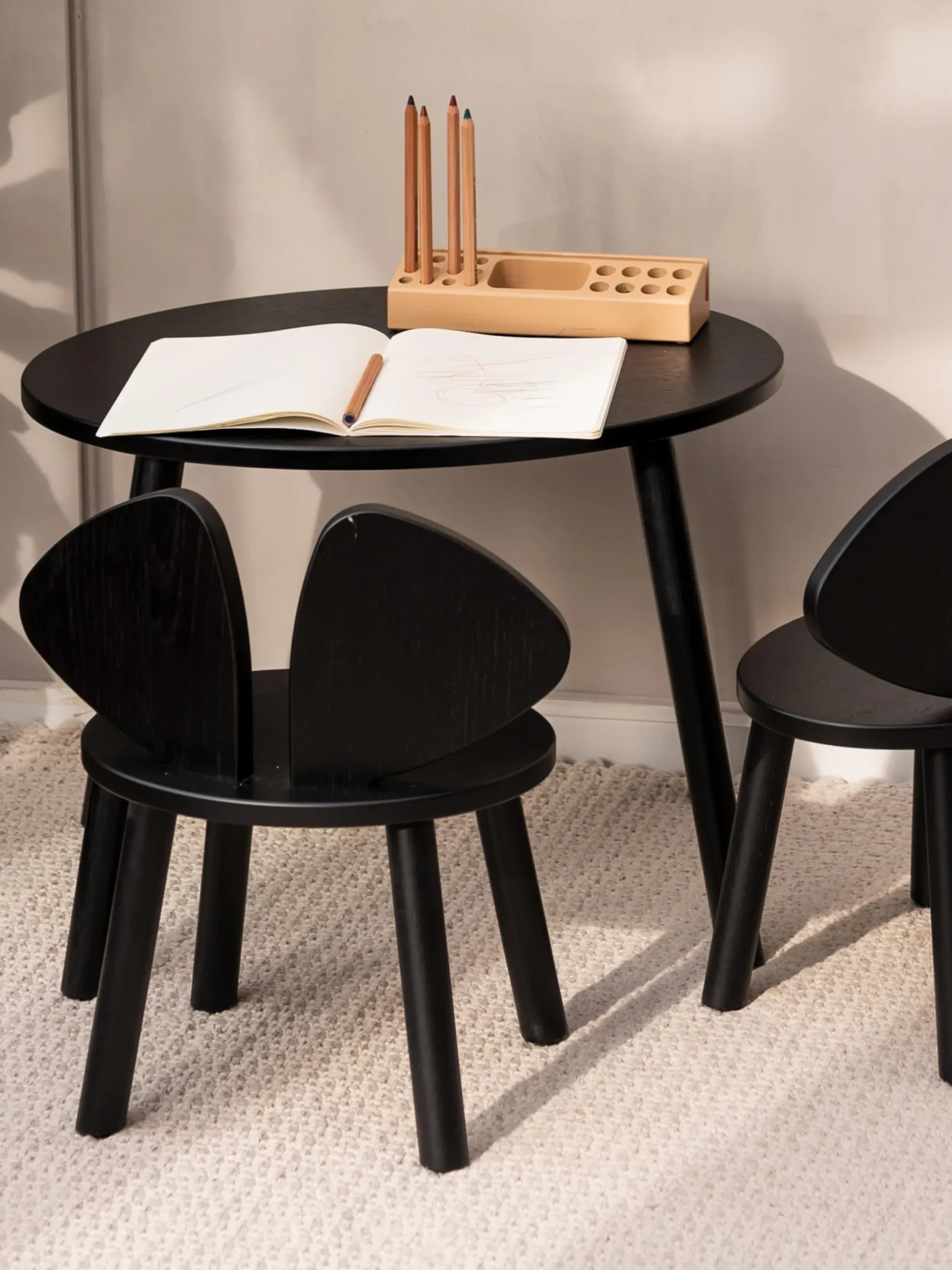 Sedia per bambini in legno Mouse