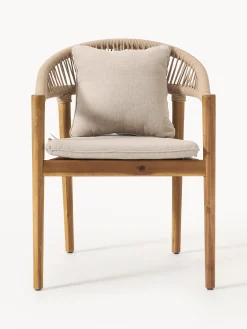 Sedie da giardino in legno di acacia Marc 2 pz