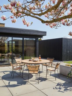 Sedie da giardino in legno di teak Ellen 2 pz