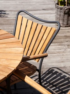 Sedie da giardino in legno di teak Ellen 2 pz