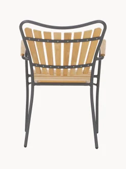 Sedie da giardino in legno di teak Ellen 2 pz