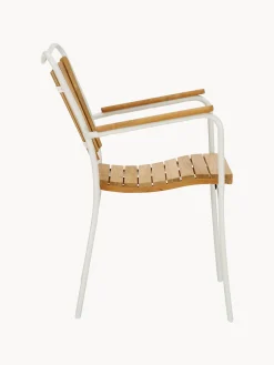 Sedie da giardino in legno di teak Ellen 2 pz