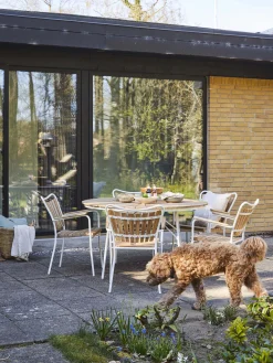 Sedie da giardino in legno di teak Ellen 2 pz