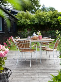 Sedie da giardino in legno di teak Ellen 2 pz