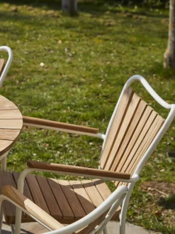 Sedie da giardino in legno di teak Ellen 2 pz