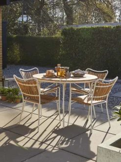 Sedie da giardino in legno di teak Ellen 2 pz
