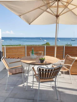 Sedie da giardino in legno di teak Ellen 2 pz