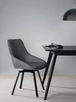 Sedie girevoli imbottite Alison 2 pz