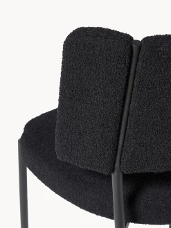 Sedie imbottite in bouclé Samantha 2 pz