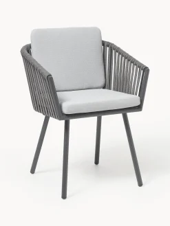 Sedie con braccioli da giardino Malo 2 pz