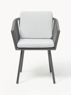 Sedie con braccioli da giardino Malo 2 pz