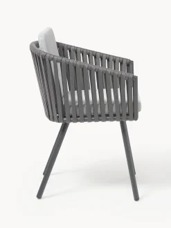 Sedie con braccioli da giardino Malo 2 pz