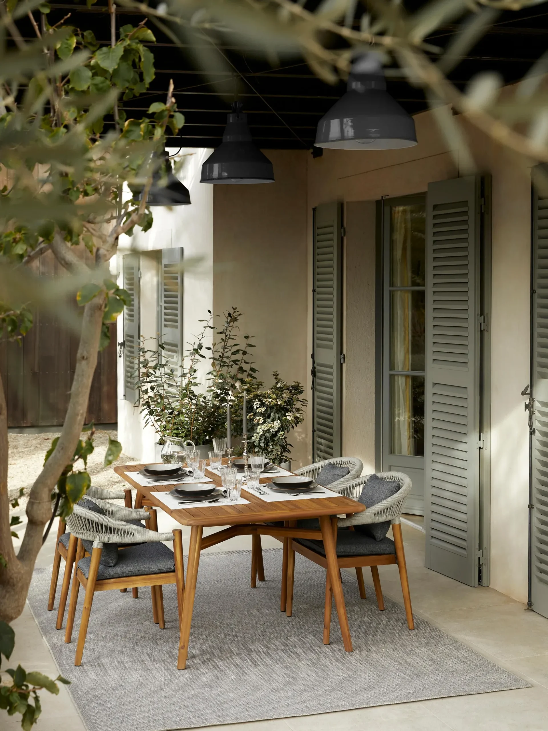 Sedie da giardino in legno di acacia Marc 2 pz