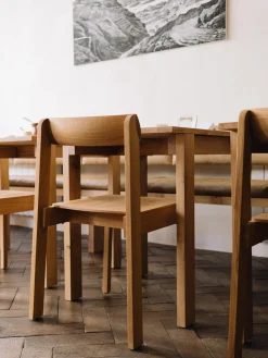 Sedie impilabili in legno di quercia Blueprint 2 pz