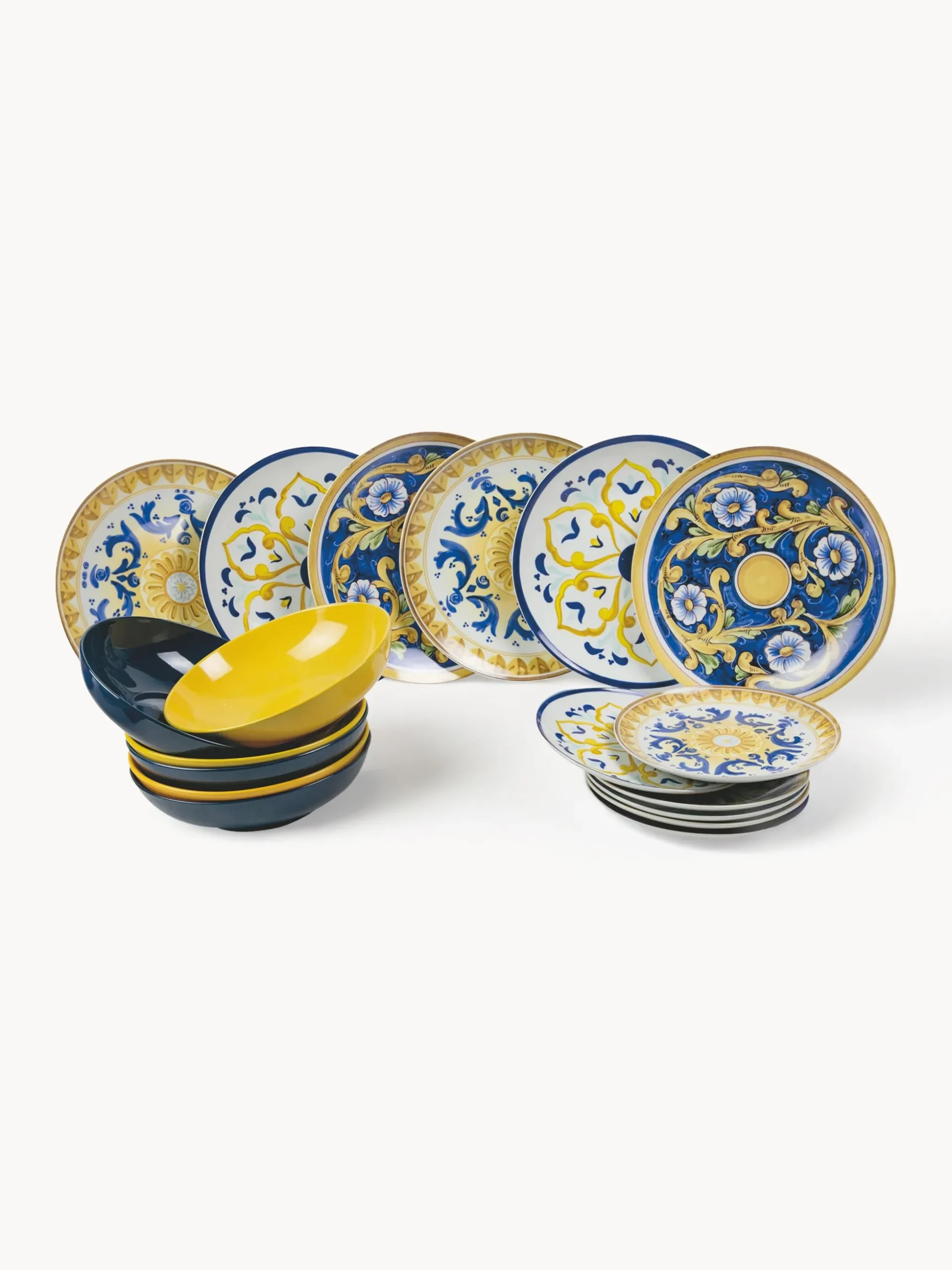 Serivizio di piatti Sicillia 6 persone (18 pz)