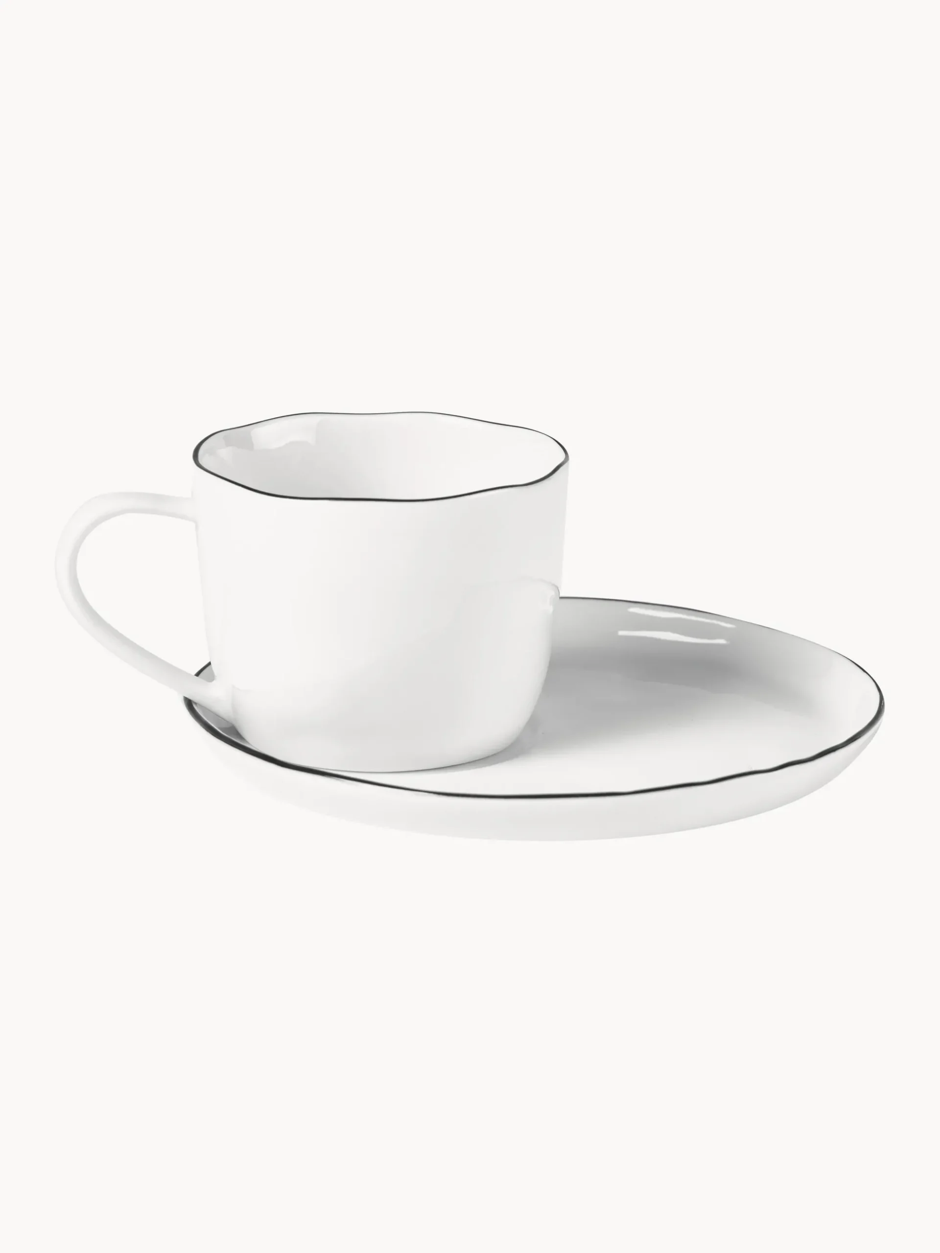 Servizio da tavola in porcellana fatto a mano Salt, 4 persone (16 pz)