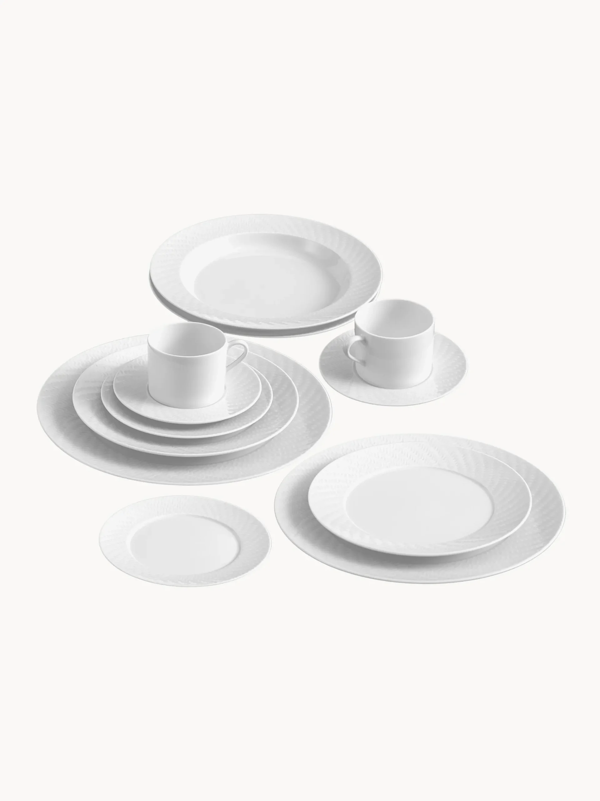 Servizio da tavola in porcellana fatte a mano No. 41, 2 persone (12 pz)