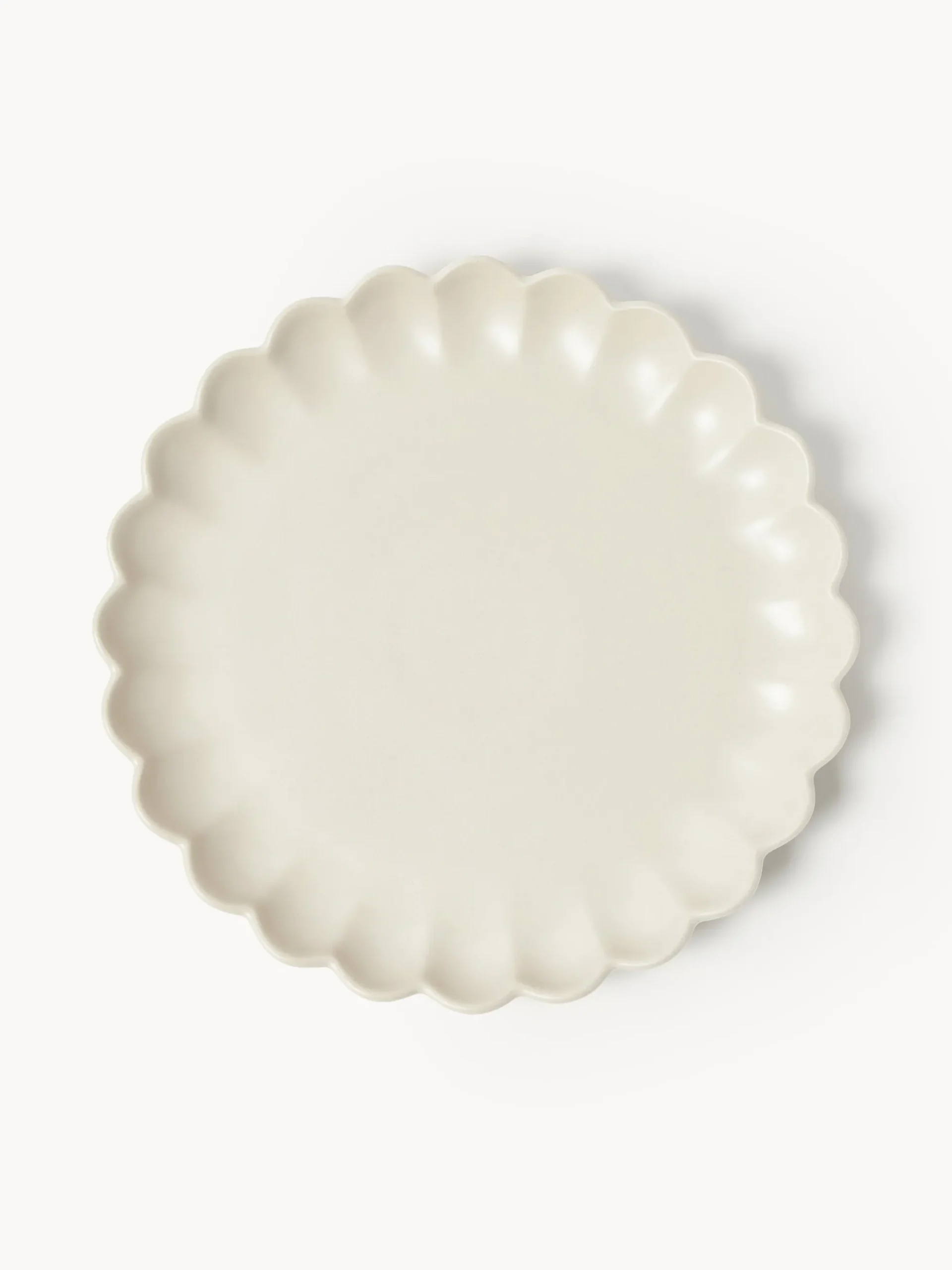 Servizio di piatti a forma di fiore Sabina, 4 persone, set da 12