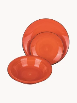 Servizio di piatti dipinto a mano Baita, 6 persone, set 18