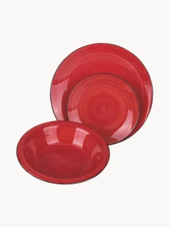 Servizio di piatti dipinto a mano Baita, 6 persone, set 18