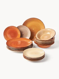 Servizio di piatti dipinto a mano Baita, 6 persone, set da 18