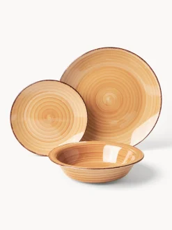 Servizio di piatti dipinto a mano Baita, 6 persone, set da 18