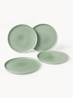 Servizio di piatti fatto a mano con smalto reattivo Pam, 4 persone (12 pz)