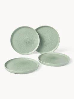 Servizio di piatti fatto a mano con smalto reattivo Pam, 4 persone (12 pz)