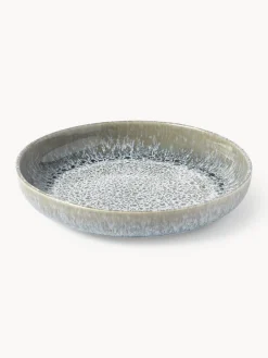 Servizio di piatti fatto a mano con smalto reattivo Pam, 4 persone (12 pz)