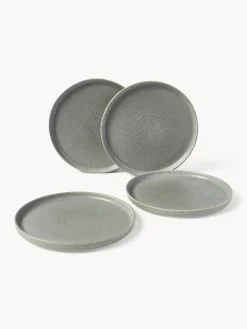 Servizio di piatti fatto a mano con smalto reattivo Pam, 4 persone (12 pz)