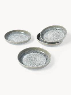Servizio di piatti fatto a mano con smalto reattivo Pam, 4 persone (12 pz)