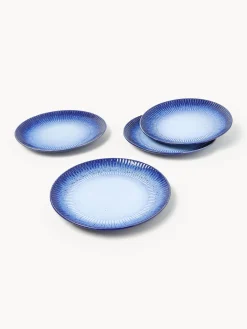 Servizio di piatti fatto a mano con smalto reattivo Vinci, 4 persone (12 pz)