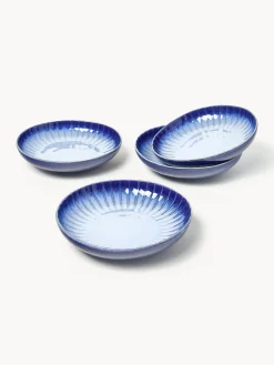 Servizio di piatti fatto a mano con smalto reattivo Vinci, 4 persone (12 pz)