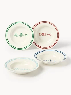 Servizio di piatti in porcellana Tutti con motivo decorativo, 4 persone, set da 12