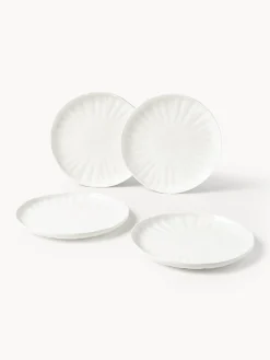 Servizio di piatti in porcellana con rilievo Sali, 4 persone (12 pz)