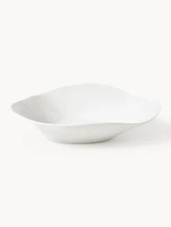 Servizio di piatti in porcellana dalla forma organica Joana, 4 persone (12 pz)