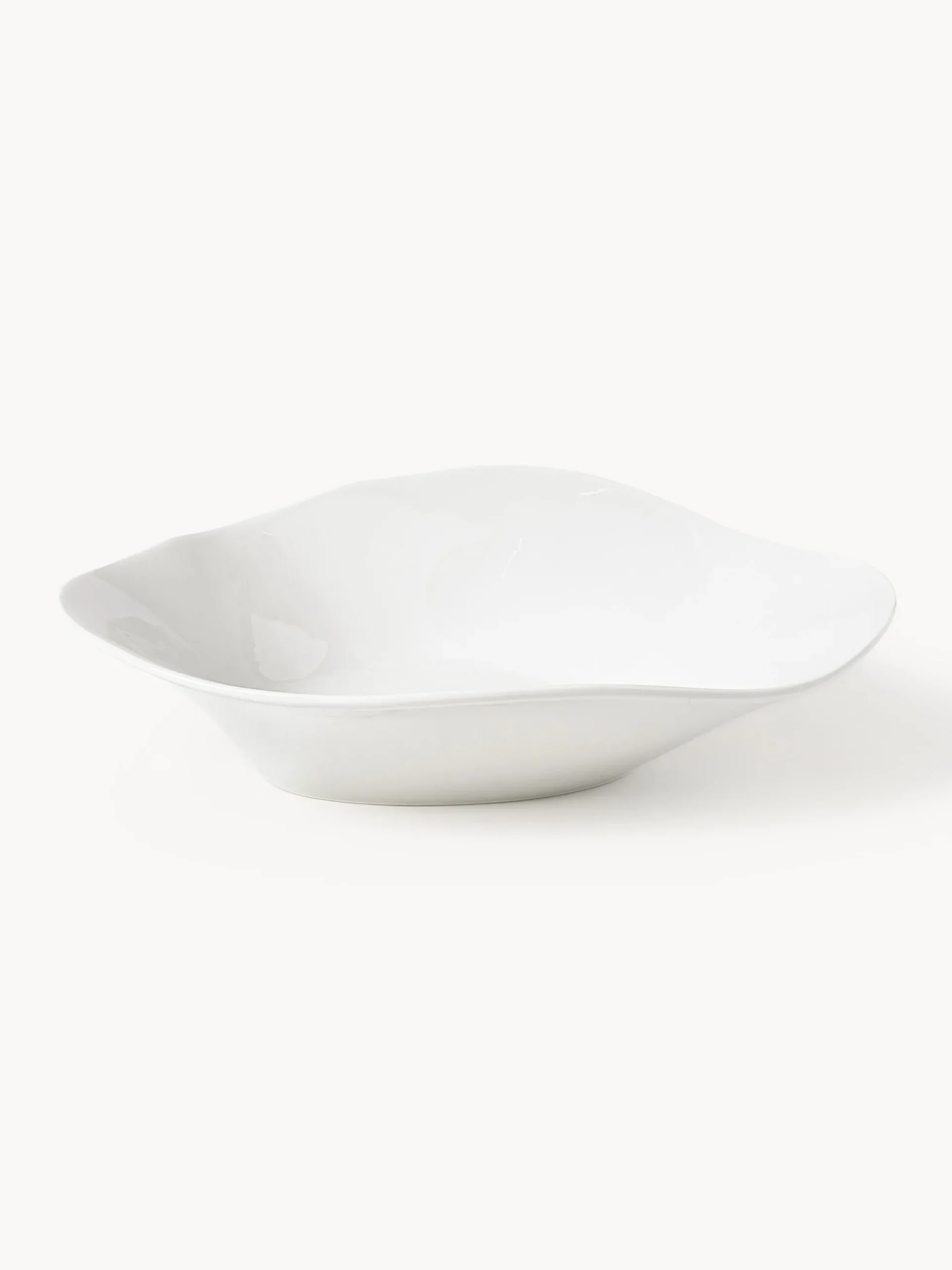 Servizio di piatti in porcellana dalla forma organica Joana, 4 persone (12 pz)