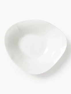 Servizio di piatti in porcellana dalla forma organica Joana, 4 persone (12 pz)