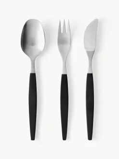 Servizio di posate spazzolate opache Focus de Luxe, 4 persone (12 pz)